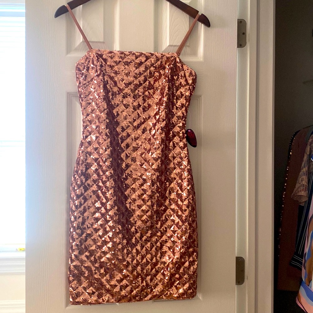 Short sequin dress